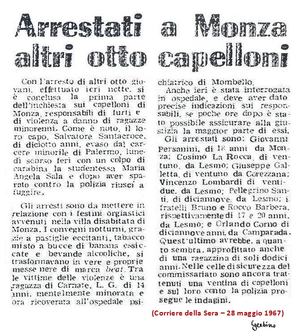 Corriere della Sera, 28 maggio 1967.