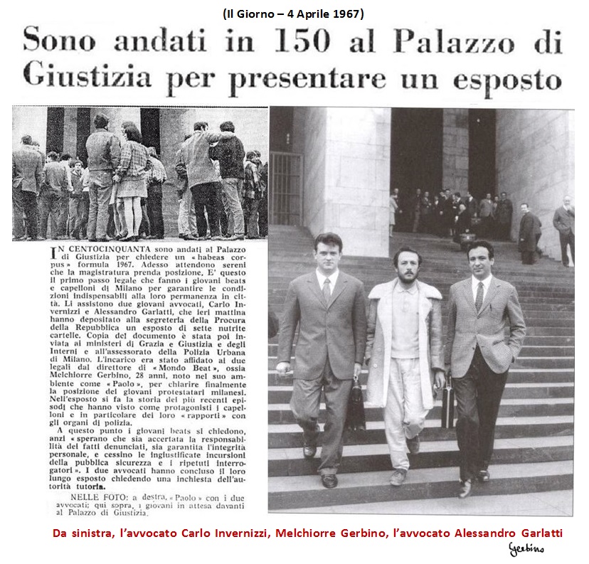 Da sinistra, l'avvocato Carlo Invernizzi, Melchiorre Paolo Gerbino, l'avvocato Alessandro Garlatti, mentre scendono la scalinata del Tribunale dopo avere presentato l'esposto.