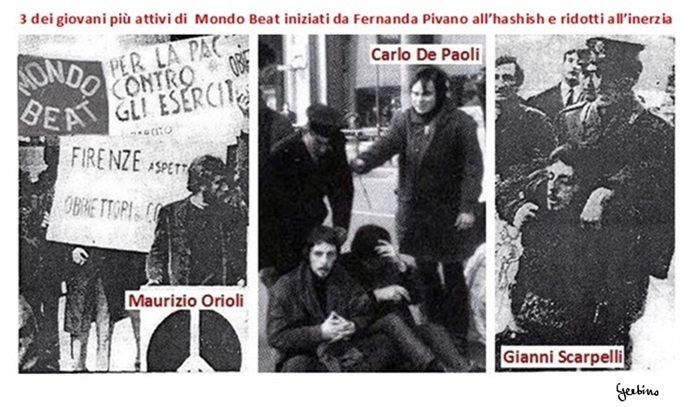 Maurizio Orioli, Carlo De Paoli, Gianni Scarpelli.
