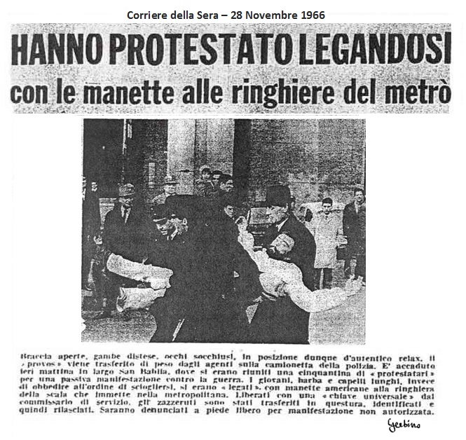 Gian Oberto <i>Pinky</i> Gallieri e Giuseppe <i>Pino</i> Pinelli erano i due personaggi più attivi tra gli anarchici italiani ai tempi di Mondo Beat