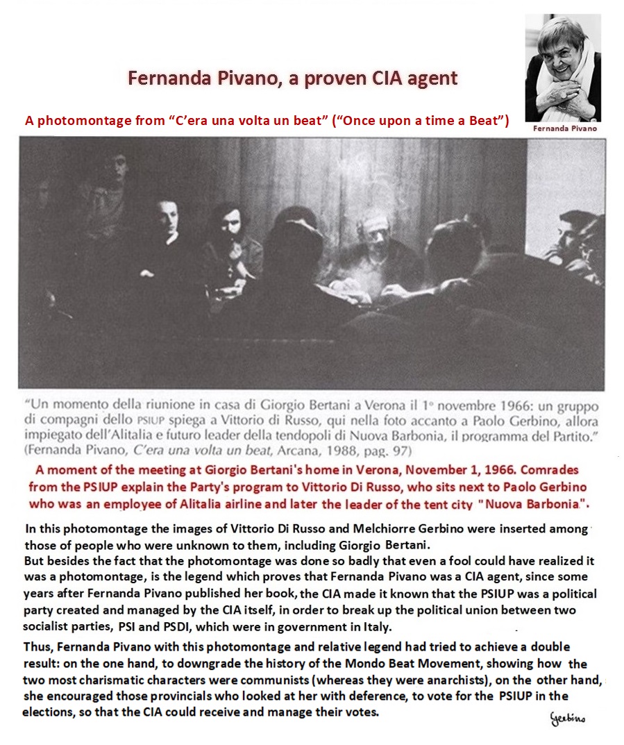 Fernanda Pivano, a proven CIA agent