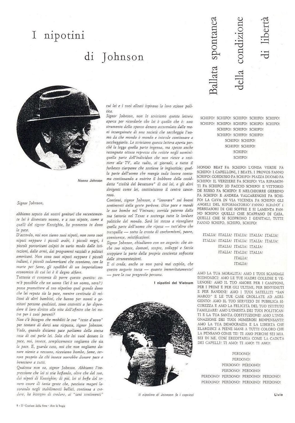 Settimo e ultimo numero della rvista Mondo Beat - Milano, fine luglio 1967.